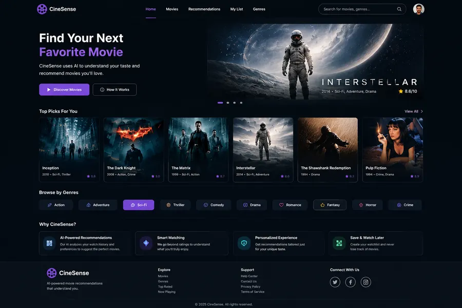 CineSense preview