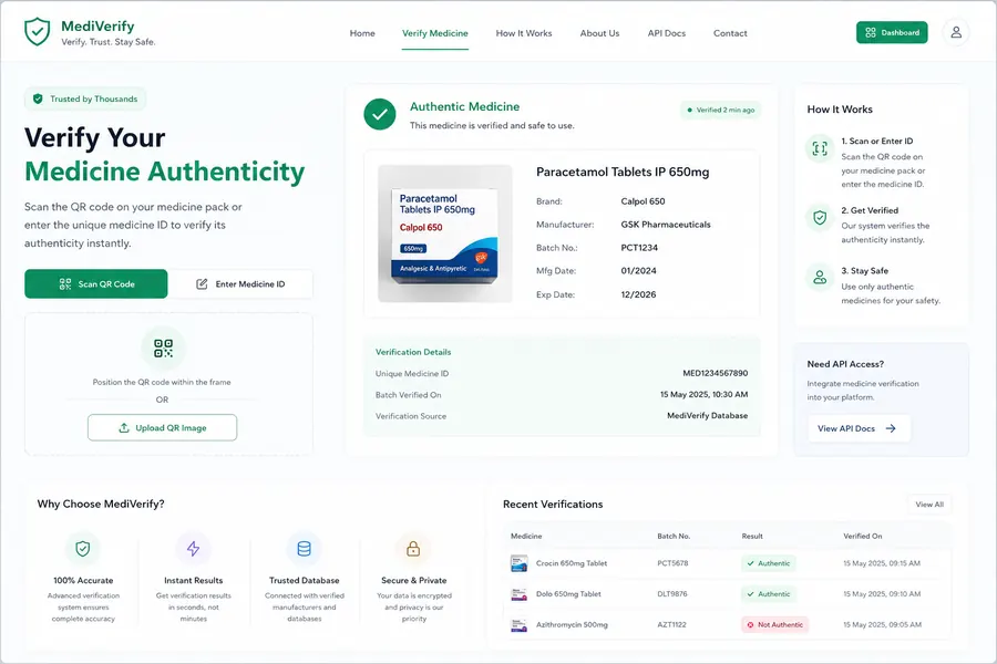 MediVerify preview